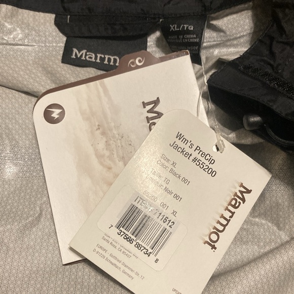 Women’s Marmot Precip Rain Jacket New with Tags size XL - Picture 3 of 3